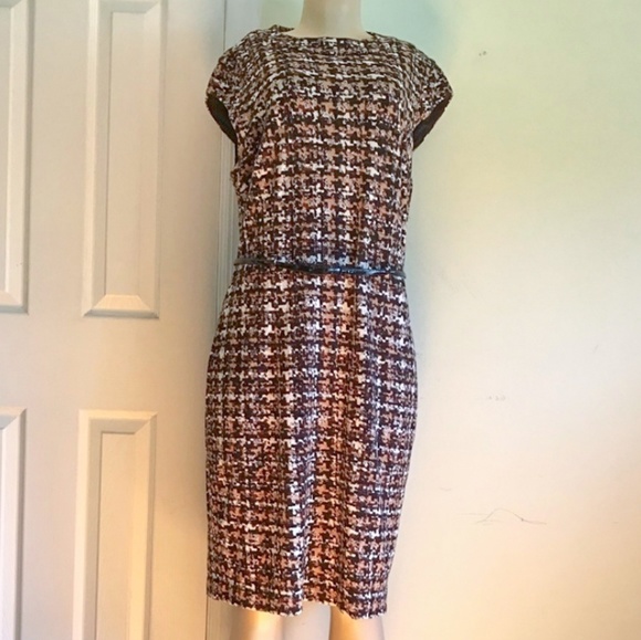 Kate Hill Dresses & Skirts - Kate Hill Tweed Dress w Belt